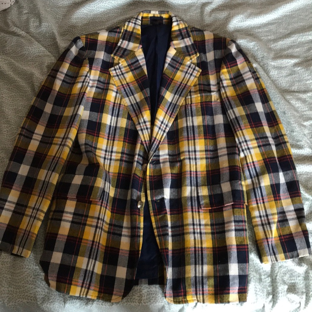 Checkered Suit Jacket